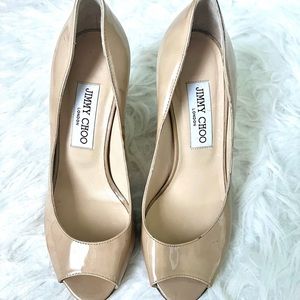 Jimmy Choo Beige Wedges